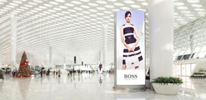 阿拉尔塔里木机场T4国际行李厅电子刷屏机广告