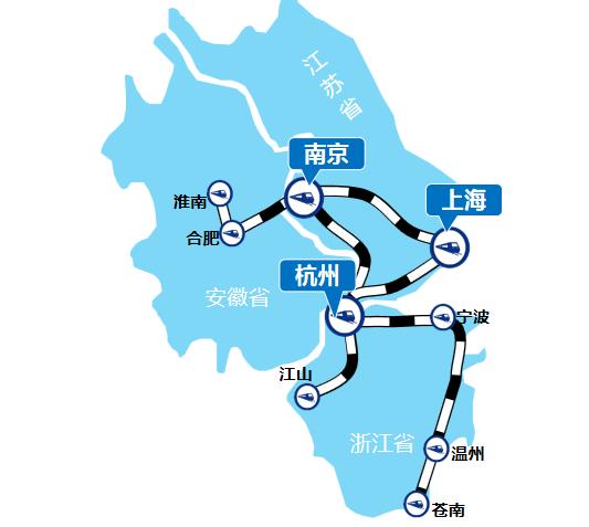  江浙滬皖線高鐵列車廣告