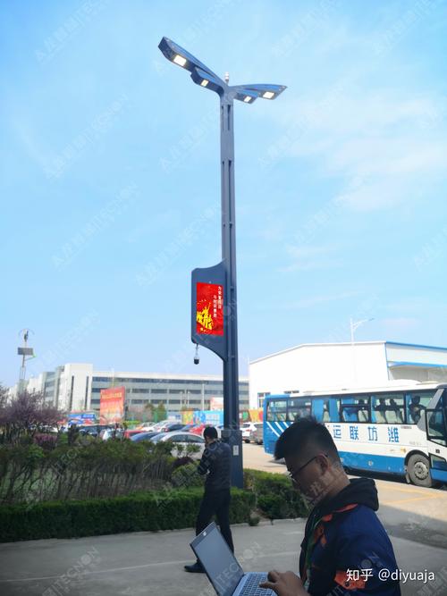 成都蒲江县社区照明设施LED屏广告投放成本，成都蒲江县美好家园路灯显示屏广告位费用